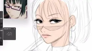 DRAWING MAKI ZEN'IN (Jujutsu Kaisen) In my Style ✨