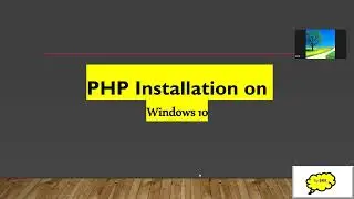 PHP setup on windows 10 OS