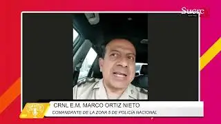 CORONEL DE POLICÍA DE ESTADO MAYORMARCO PATRICIO ORTIZ NIETO COMANDANTE DE LA ZONA 5