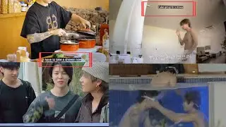 taekook took a bath together in recent episode(recent taekook analysis)