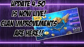 Update 4.50 Live! | Clan Improvements | RAID Shadow Legends