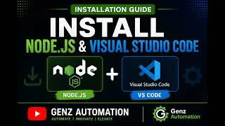 Node.js and VS Code Installation Tutorial 2026 | Complete Setup Guide for Beginners