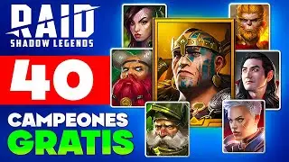 4 LEGENDARIOS + 36 ÉPICOS☀️Codigos Promocionales Raid Shadow Legends☀️ Tier List Español