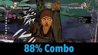 880 Damage Johnny Combo | All Star Battle R