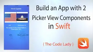 Learn how to build apps - Swift Tutorial:  Build an app using 2 PickerView components