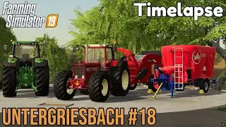 Seeding Soybeans and Taking care of Cows - FS19 Timelapse in Untergriesbach #18 (1440p/60)