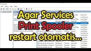 Windows cannot connect to the printer, Restart Print Spooler Otomatis