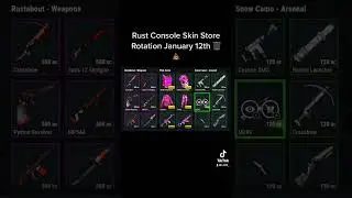 Rust Console New skin store rotation… 