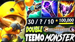 My BEST TEEMO BUILD/GAME: 30 Kills, Penta Kill, Quadra Kill and 100.000+ DMG DEALT 💀 | s15 Gameplay