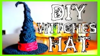 How to make a Witch Hat - Halloween DIY
