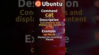 Cat command | Ubuntu Server #ubuntuserver