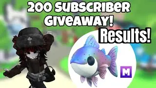 200 Subscriber Giveaway Results!
