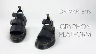 Dr Martens Gryphon Platfrom Black Pisa