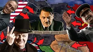 Historical Germany vs the Hardest HOI4 AI