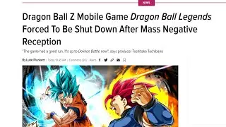 Is Dragon Ball Legends Shutting Down?