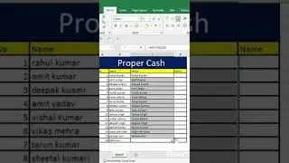 Proper case different use in Excel #viral #shorts #trending #popular #excel #viralvideo