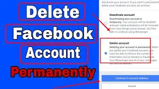 How to Delete Facebook Account Permanently