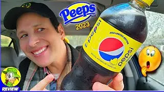 PEPSI® PEEPS® MARSHMALLOW COLA 2023 Review 🥤🐥 ⎮ Limited Edition Peeps® Soda?! 🤯 Peep THIS Out! 🕵️‍♂️