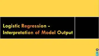 How to Interpret Logistic Regression model output in Python?