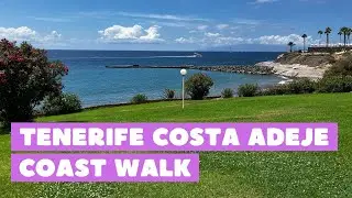 [4K] 🇪🇸🇮🇨 #Tenerife, Canary Islands | Costa Adeje | Walking from Playa del Duque to Playa de El Bobo
