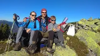 Самый КРАСИВЫЙ маршрут КАРПАТ Поход в ГОРЫ ОСЕНЬЮ Горганы