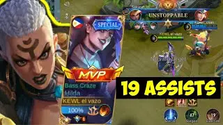 HILDA BEST ROTATION FOR EASY RANK UP THIS NEW SEASON! | HILDA BEST BUILD AND EMBLEM 2022 | MLBB