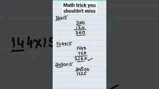 Cool math tricks you should know #shorts #shortsclip #youtube #viral