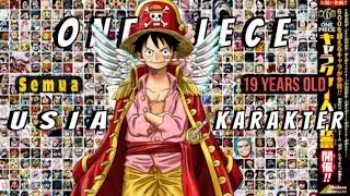 Usia Para Karakter | One Piece
