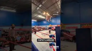 Colton Cage’s Cupid’s Arrow! 💘 #MemphisWrestling