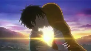 He got a kiss because he saved her life