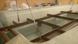 Fully moulded stringer matrix installation