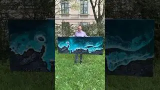Когда не искал идеи в своей голове #смолаэпоксидная #смола #картины #творчество #море #арт #art