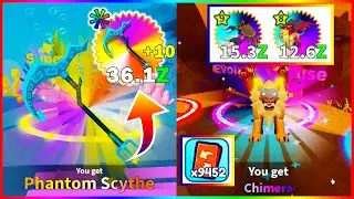 Spending 9k+ Tickets | Got a Tier 9 Exotic Pet & Shiny++ Phantom Scythe Holo | WFS | Roblox