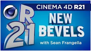 Cinema 4D R21 - How to Bevel Caps and 3D text | Sean Frangella
