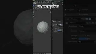 Quickly Add Noise to Any Object in Blender #blender #3d #blender3d