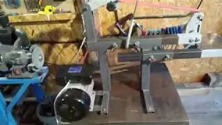 ленточный шлифовальный станок своими руками 2
