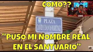 THEGREFG SE ENTERA QUE PUSIERON SU NOMBRE REAL EN UNA PLAZA DEL SANTUARIO #thegrefg