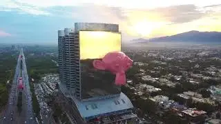 Futuristic 3D Monkey Hologram on Centaurus Mall | Blender VFX Project | VFX Compositing