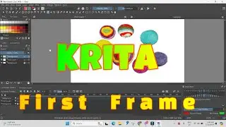 How To Do The First Frame In Krita | Let`s Do Tech | Krita Tutorials | Animation
