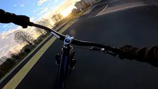 Катаюсь по ОСЕННЕМУ городу на МТБ | GoPro POV MTB