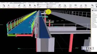 Tekla Basic - Learning Fly tool in Tekla
