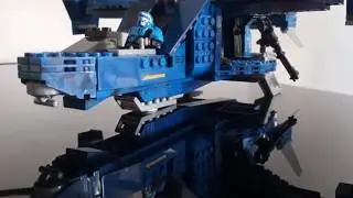 Falcon test flying - Halo mega bloks stopmotion