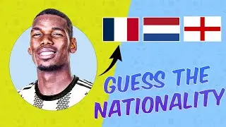 Guess the Nationality of the players 😎🔥