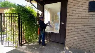 Como limpiar ventanas con extensiones. Clean windows Long pole