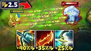 Teemo but I have max attack speed and fire darts like a machine gun (ON-HIT BUILD)