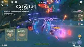 Plunging & Healing Trial Gameplay | Genshin Impact Battlefront Misty Dungeon Event