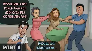 Ibu Guru Dizalimi 1 – Tegur murid manja, berujung dipenjara | Kartun Drama, Animasi Sekolah