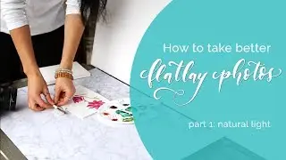 How to take better flatlay photos: natural light & reflector, The Aloha Studios