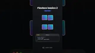 Learn CSS Flexbox | Part 2 - #css #flexbox #webdevelopment