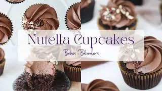 Easy Nutella Cupcakes with Creamy Nutella Frosting